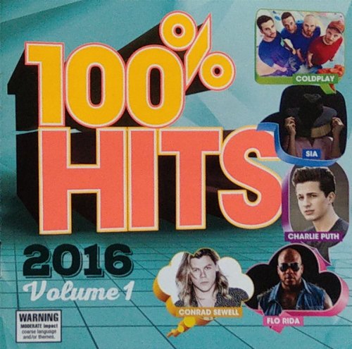 100% HITS 2016 VOLUME 1 VARIOUS ARTISTS
