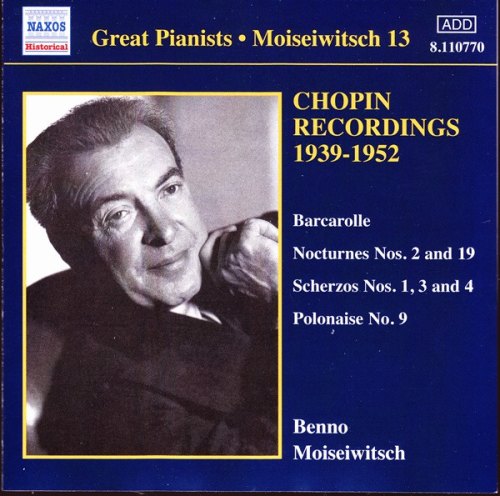BENNO MOISEIWITSCH: CHOPIN RECORDINGS 1939-1952 FRYDERYK CHOPIN