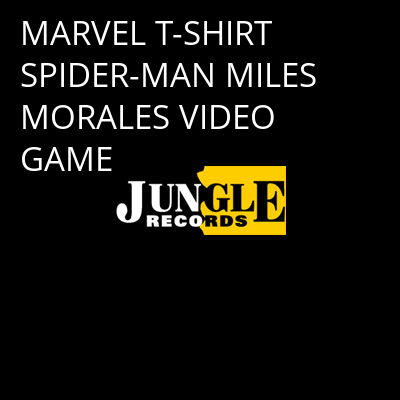 MARVEL T-SHIRT SPIDER-MAN MILES MORALES VIDEO GAME -