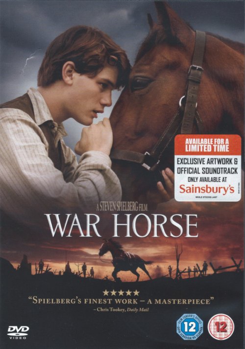 WAR HORSE DVD SAINSBURYS WITH CD -