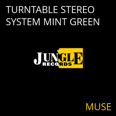 TURNTABLE STEREO SYSTEM MINT GREEN MUSE