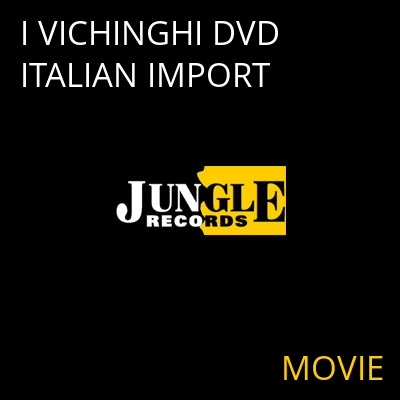 I VICHINGHI DVD ITALIAN IMPORT MOVIE