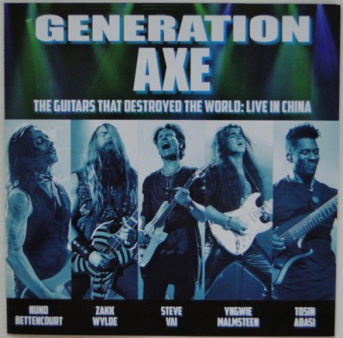 VAI, WYLDE, MALMSTEEN, BETTENCOURT, ABASI GENERATION AXE: THE GUITARS THAT DESTROYED THE WORLD LIVE IN CHINA