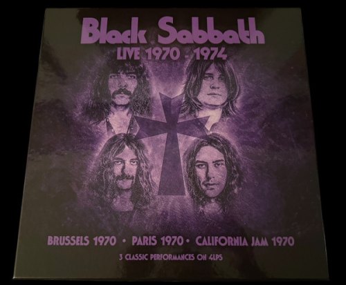 LIVE 1970 - 1974 (4LP + 40PG BOOK) BLACK SABBATH