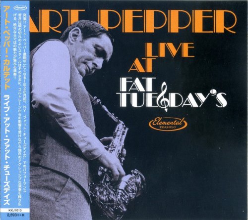 LIVE AT FAT TUESDAY'S - DELUXE DIGIPACK 40P BOOKLET ART PEPPER
