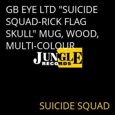 GB EYE LTD "SUICIDE SQUAD-RICK FLAG SKULL" MUG, WOOD, MULTI-COLOUR SUICIDE SQUAD
