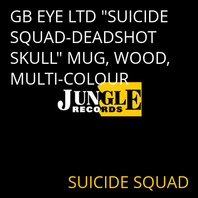 GB EYE LTD "SUICIDE SQUAD-DEADSHOT SKULL" MUG, WOOD, MULTI-COLOUR SUICIDE SQUAD