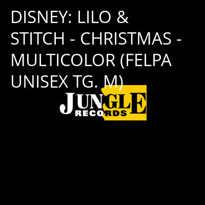 DISNEY: LILO & STITCH - CHRISTMAS - MULTICOLOR (FELPA UNISEX TG. M) -