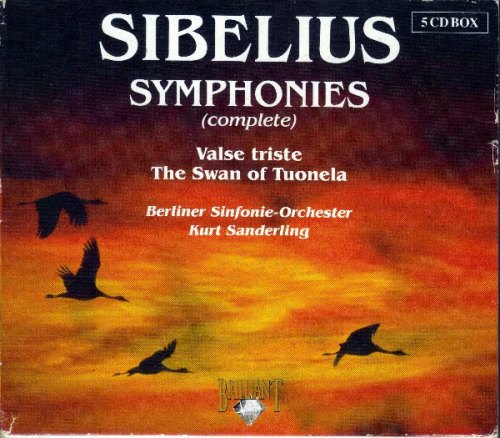 1-CD SIBELIUS - SYMPHONY 2 & 3 - BERLINER SINFONIE ORCHESTER / KURT SANDERLING JEAN SIBELIUS