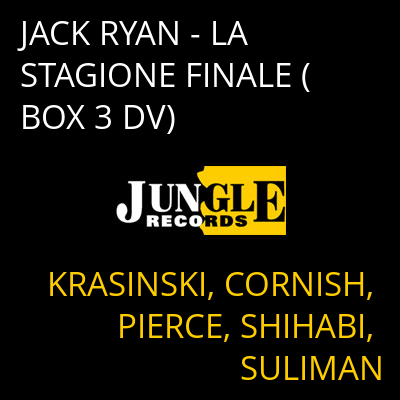 JACK RYAN - LA STAGIONE FINALE (BOX 3 DV) KRASINSKI, CORNISH, PIERCE, SHIHABI, SULIMAN