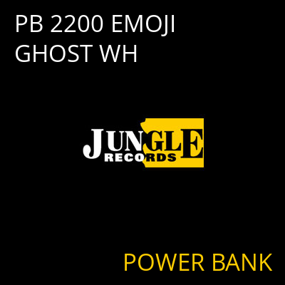 PB 2200 EMOJI GHOST WH POWER BANK