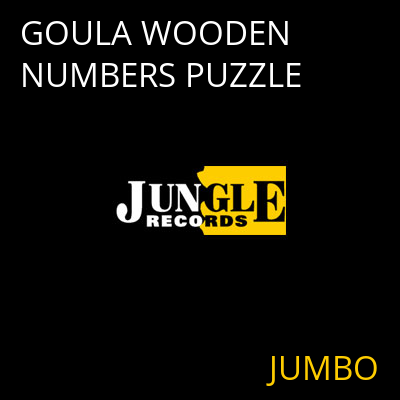 GOULA WOODEN NUMBERS PUZZLE JUMBO