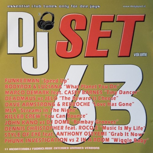 DJ SET VOLUME 63 VARIOUS ARTISTS