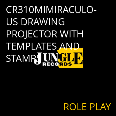CR310MIMIRACULOUS DRAWING PROJECTOR WITH TEMPLATES AND STAMPS ROLE PLAY