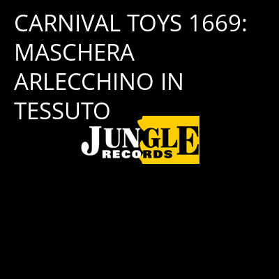CARNIVAL TOYS 1669: MASCHERA ARLECCHINO IN TESSUTO -