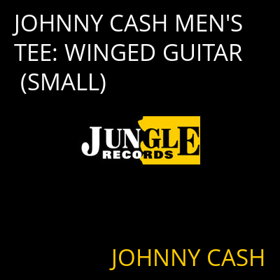 JOHNNY CASH MEN'S TEE: WINGED GUITAR (SMALL) JOHNNY CASH
