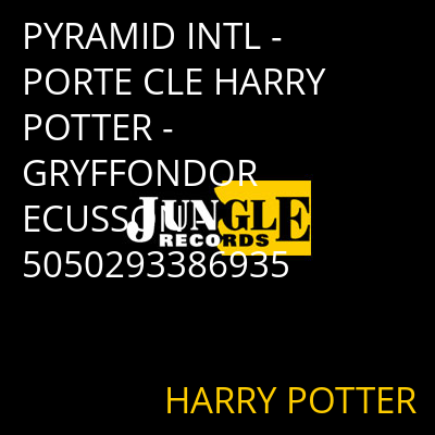 PYRAMID INTL - PORTE CLE HARRY POTTER - GRYFFONDOR ECUSSON - 5050293386935 HARRY POTTER