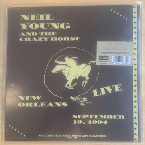 LIVE IN NEW ORLEANS 19TH SEPTEMBER 1994 (COLOURED VINYL) YOUNG NEIL AND THE CRAZY HORSE