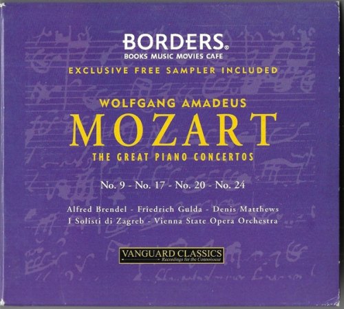 THE GREAT PIANO CONCERTOS (2 CD) WOLFGANG AMADEUS MOZART