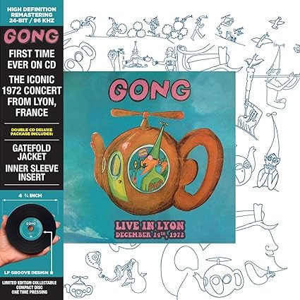LIVE IN LYON 1972 (2 CD) GONG