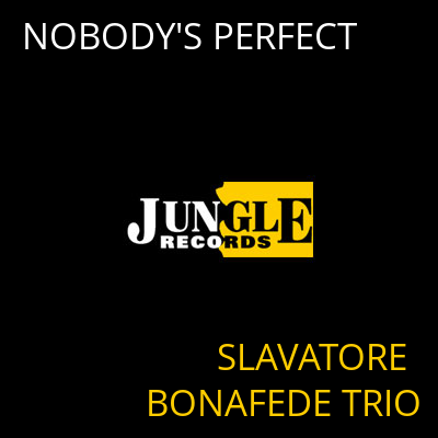 NOBODY'S PERFECT SLAVATORE BONAFEDE TRIO