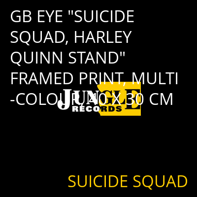 GB EYE "SUICIDE SQUAD, HARLEY QUINN STAND" FRAMED PRINT, MULTI-COLOUR, 40 X 30 CM SUICIDE SQUAD