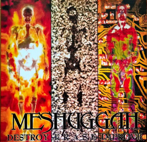 DESTROY ERASE IMPROVE (30TH ANNIVERSARY) (GREY/BLACK/WHITE MARBLE VINYL) (2 LP) MESHUGGAH