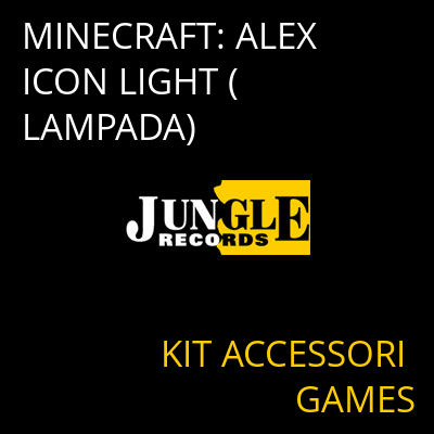 MINECRAFT: ALEX ICON LIGHT (LAMPADA) KIT ACCESSORI GAMES