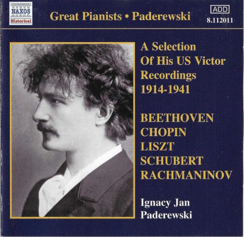 A SELECTION OF HIS US VICTOR RECORDINGS 1914-1941 IGNACY JAN PADEREWSKI