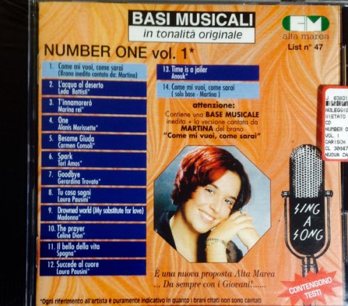 NUMBER ONE VOLUME 1 - BASI MUSICALI VARIOUS ARTISTS