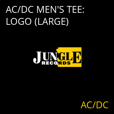AC/DC MEN'S TEE: LOGO (LARGE) AC/DC