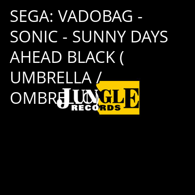 SEGA: VADOBAG - SONIC - SUNNY DAYS AHEAD BLACK (UMBRELLA / OMBRELLO) -
