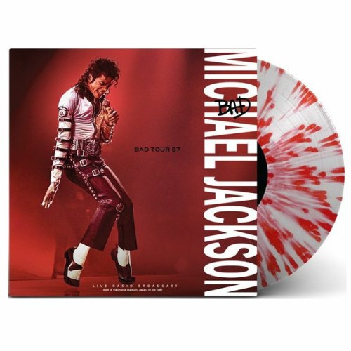 BAD TOUR 87 (TRANSPARENT/RED SPLATTER VINYL) MICHAEL JACKSON
