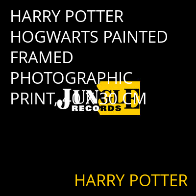 HARRY POTTER HOGWARTS PAINTED FRAMED PHOTOGRAPHIC PRINT, 40 X 30 CM HARRY POTTER