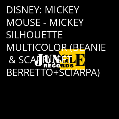 DISNEY: MICKEY MOUSE - MICKEY SILHOUETTE MULTICOLOR (BEANIE & SCARF) (SET BERRETTO+SCIARPA) -