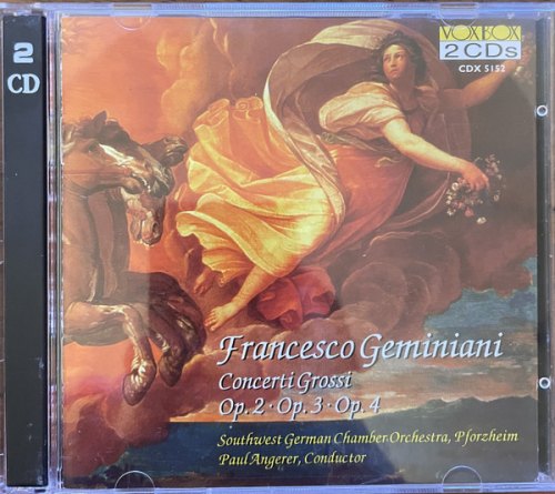 CONCERTI GROSSI OP. 2. OP. 3, OP. 4 (2 CD) FRANCESCO GEMINIANI