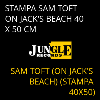 STAMPA SAM TOFT ON JACK'S BEACH 40 X 50 CM SAM TOFT (ON JACK'S BEACH) (STAMPA 40X50)