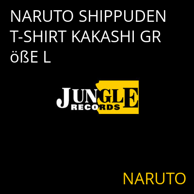 NARUTO SHIPPUDEN T-SHIRT KAKASHI GRößE L NARUTO